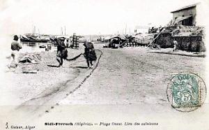 Sidi-Ferruch - Plage Ouest - Lieu de Salaisons - 1907
